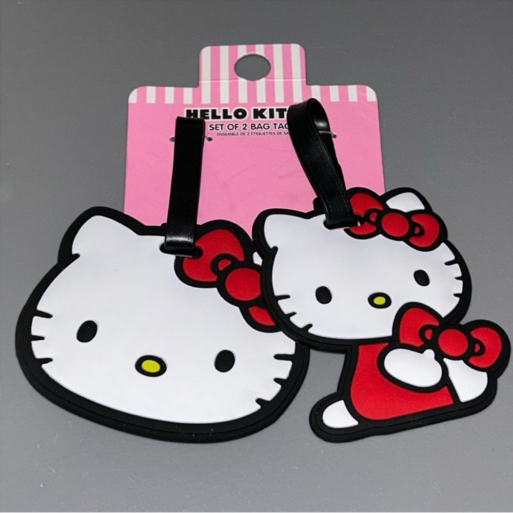 Hello Kitty bag/luggage tags- set of 2